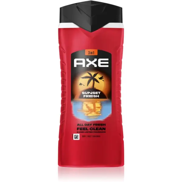 Axe Axe Sunset Fresh gel za prhanje za obraz, telo in lase 400 ml
