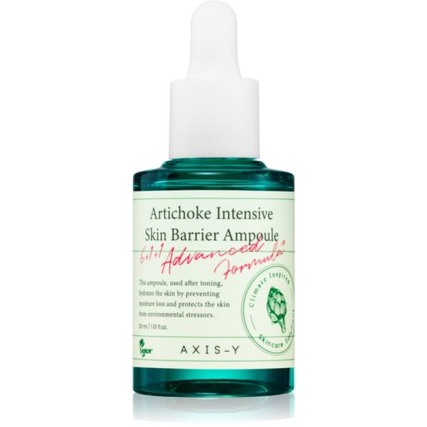 AXIS-Y AXIS-Y 6+1+1 Advanced Formula Artichoke Intensive Skin Barrier Ampoule regeneracijski in posvetlitveni serum za pomiritev in okrepitev občutljive kože