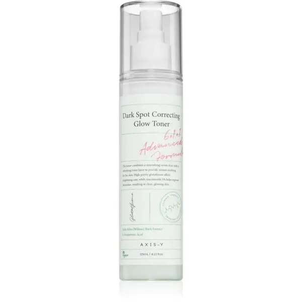 AXIS-Y AXIS-Y 6+1+1 Advanced Formula Dark Spot Correcting Glow Toner posvetlitveni tonik za kožo s hiperpigmentacijo 125 ml