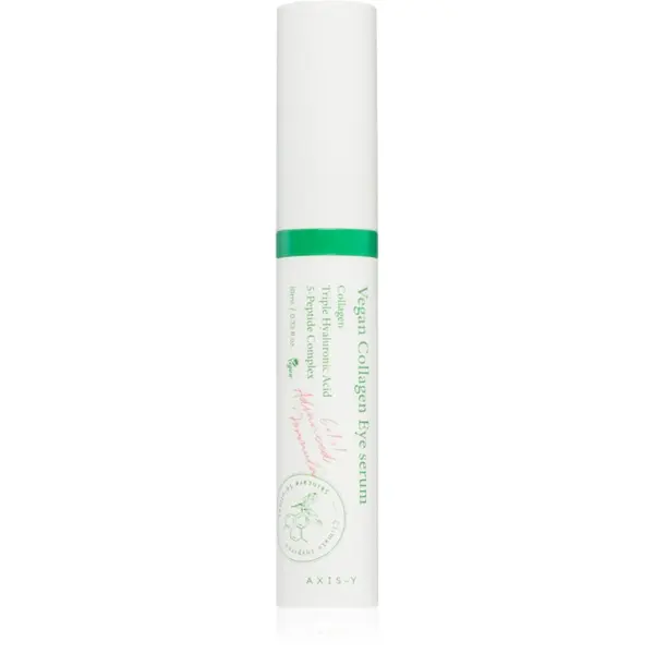 AXIS-Y AXIS-Y 6+1+1 Advanced Formula Vegan Collagen Eye Serum serum za predel okoli oči proti oteklinam in gubam s kolagenom 10 ml