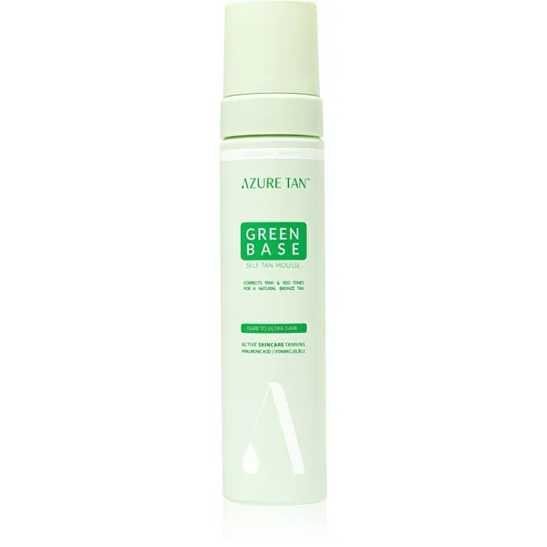 Azure Tan Azure Tan Green Base samoporjavitvena pena odtenek Dark To Ultra Dark 200 ml