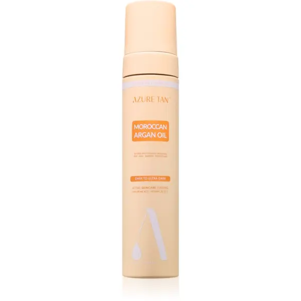 Azure Tan Azure Tan Maroccan Argan Oil samoporjavitvena pena za telo odtenek Dark To Ultra Dark 200 ml