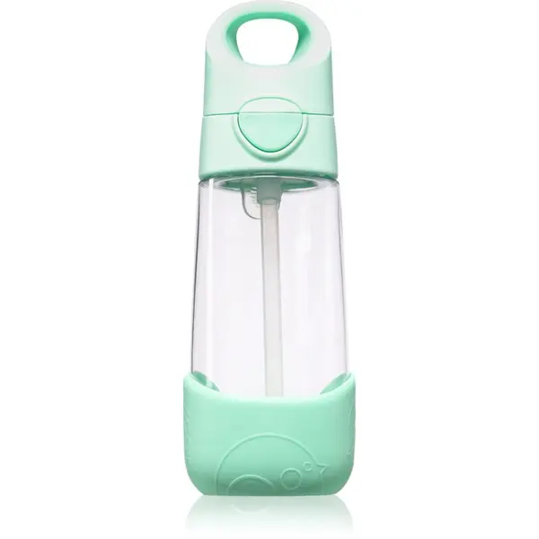 B.Box B.Box Bottle with Straw steklenička s slamico Spearmint 450 ml