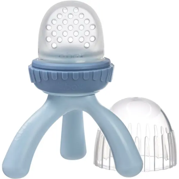 B.Box b.box Feeder Teether duda za hranjenje in grizalo Light Blue 4m+ 1 kos