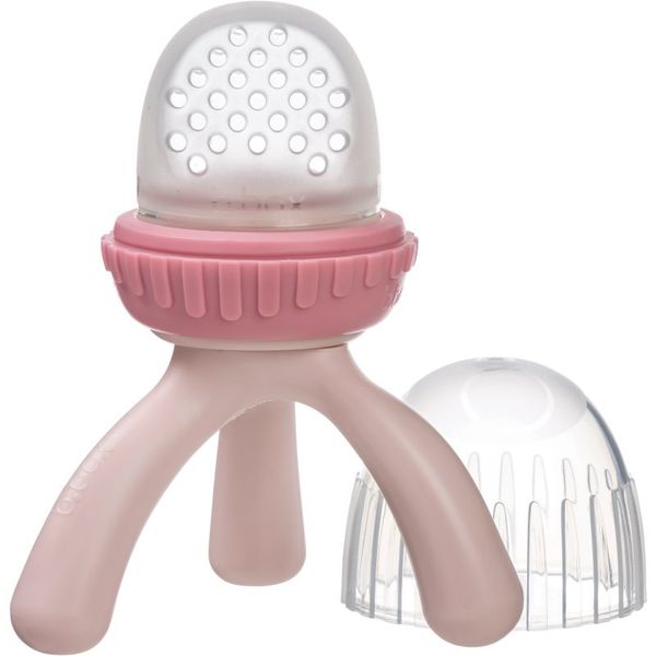 B.Box B.Box Feeder Teether duda za hranjenje in grizalo Light Pink 4m+ 1 kos