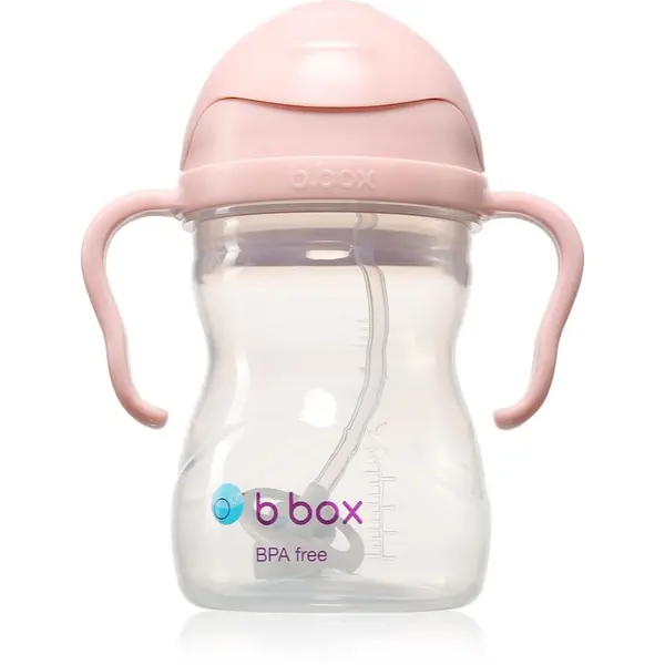 B.Box B.Box Gelato Cup skodelica s slamico Blush 1 kos