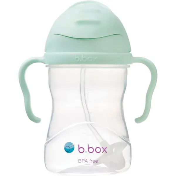 B.Box b.box Gelato Cup skodelica s slamico Pistachio 6m+ 240 ml