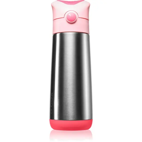 B.Box B.Box Insulated Drink Bottle termovka s slamico Flamingo Fizz 500 ml