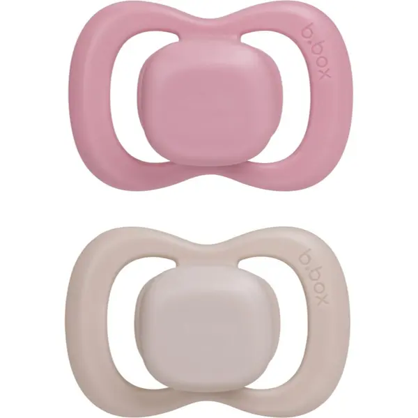 B.Box B.Box Natural Rubber 6m+ duda Berry/Blush 2 kos