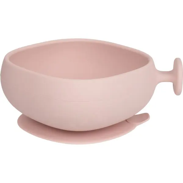 B.Box B.Box Silicone Bowl silikonska posoda s pokrovčkom Pink 300 ml