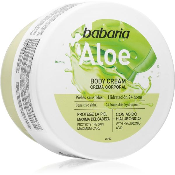 Babaria Babaria Aloe Vera vlažilna krema za telo za občutljivo kožo 400 ml