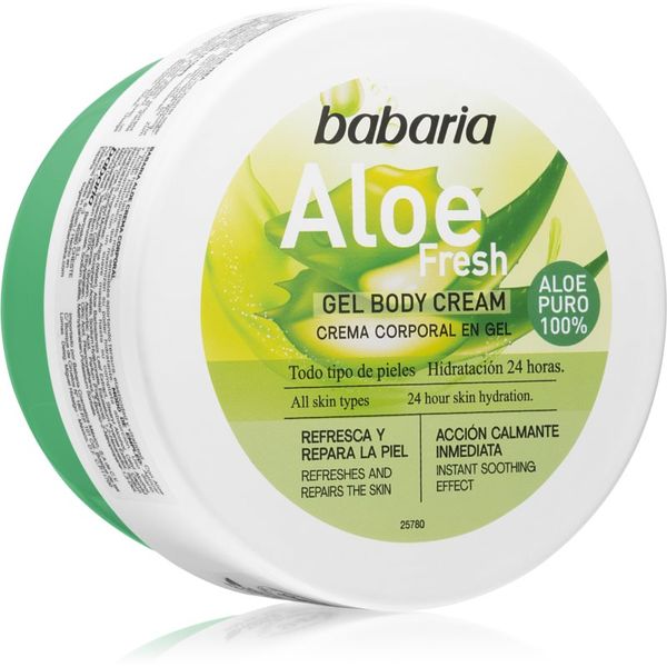 Babaria Babaria Aloe Vera vlažilni gel za telo za vse tipe kože 400 ml