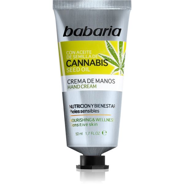 Babaria Babaria Cannabis vlažilna krema za roke 50 ml