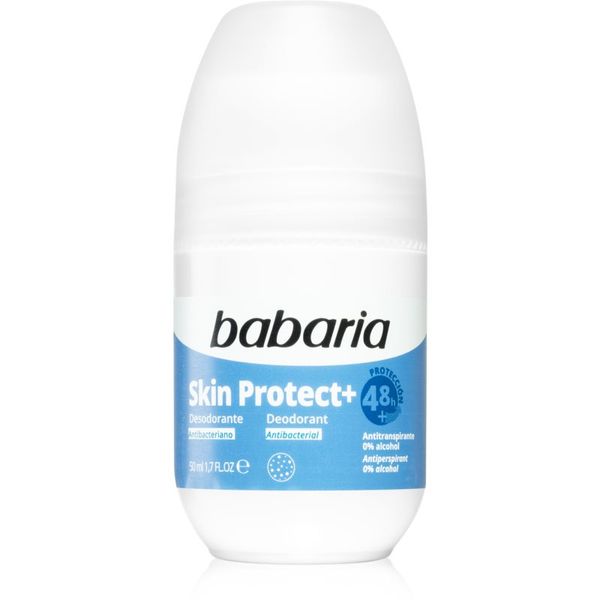Babaria Babaria Deodorant Skin Protect+ dezodorant roll-on z antibakterijskim dodatkom 50 ml