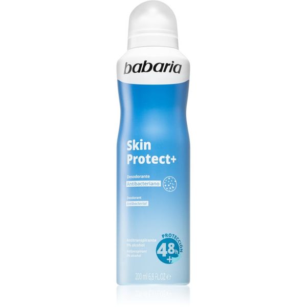 Babaria Babaria Deodorant Skin Protect+ dezodorant v pršilu z antibakterijskim dodatkom 200 ml