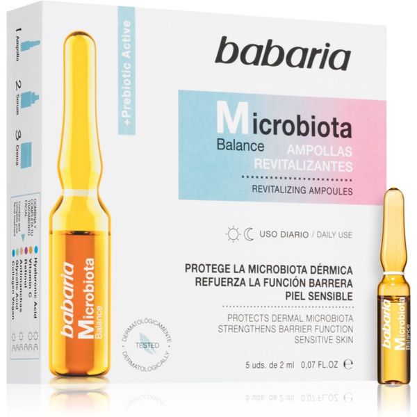 Babaria Babaria Microbiota Balance revitalizacijski serum v ampulah 5x2 ml