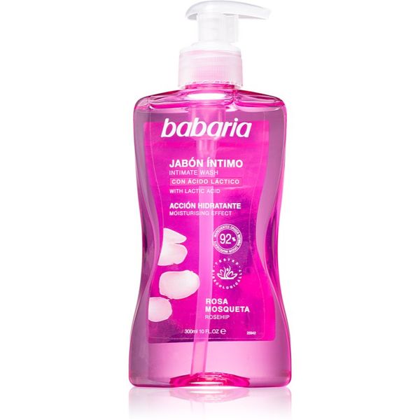 Babaria Babaria Rosa Mosqueta ženski gel za prhanje za intimno higieno z izvlečki divje vrtnice 300 ml