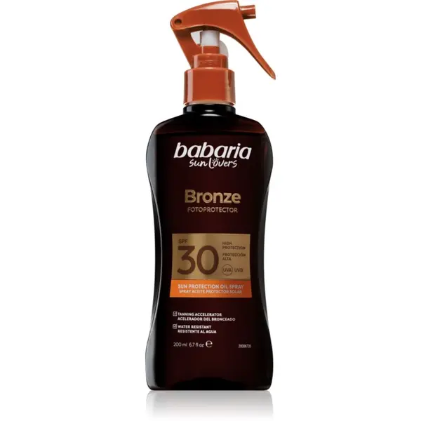 Babaria Babaria Sun Bronze Spray Sun Protector Oil zaščitno olje SPF 30 200 ml