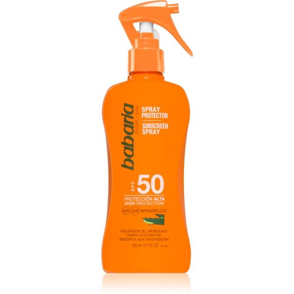 Babaria Babaria Sun Protective pršilo za sončenje SPF 50 vodoodporen 200 ml