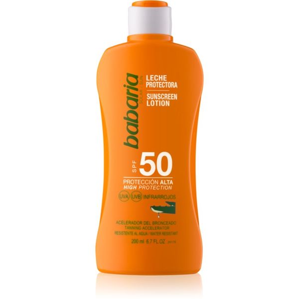 Babaria Babaria Sun Protective vodoodporno mleko za sončenje SPF 50 200 ml