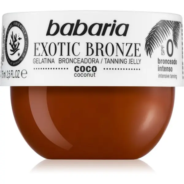 Babaria Babaria Tanning Jelly Exotic Bronze gel za telo za intenzivno porjavelost 75 ml