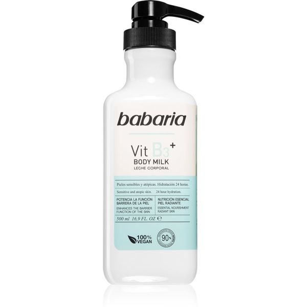 Babaria Babaria Vitamin B3 vlažilni losjon za telo za vse tipe kože 500 ml