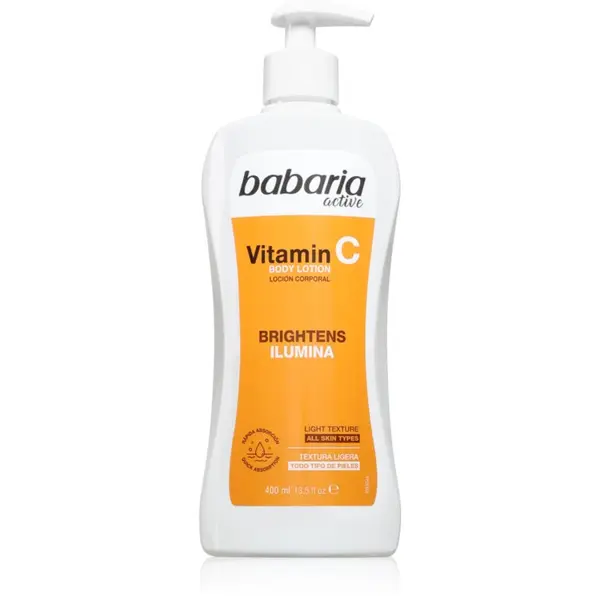 Babaria Babaria Vitamin C posvetlitveno mleko za telo 400 ml
