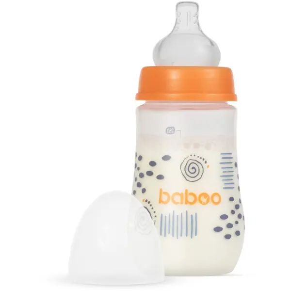 Baboo Baboo Anti-colic Feeding Bottle antikolična steklenička Blue Haze, 3 m+ 250 ml