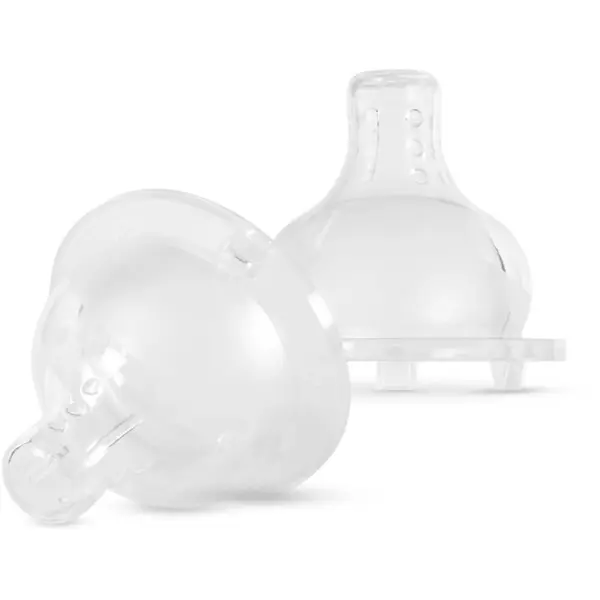 Baboo Baboo Premium Silicone Teat Medium Flow cucelj za stekleničko 3m+ 2 kos
