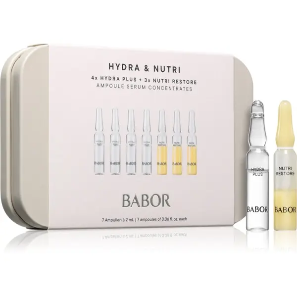 BABOR BABOR Ampoule Concentrates Hydra & Nutri set za prehrano in hidracijo