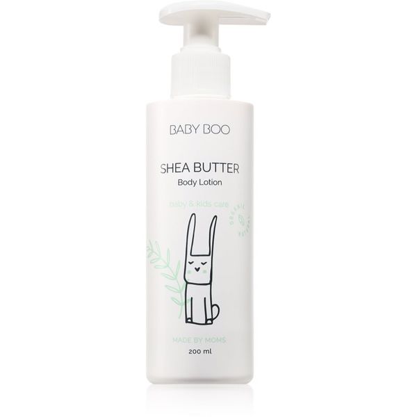 Baby Boo Baby Boo SHEA BUTTER Body Lotion naravni otroški losjon za telo z karitejevim maslom 200 ml