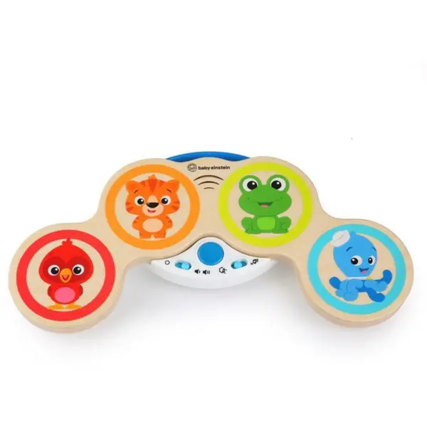 Baby Einstein Baby Einstein Magic Touch Drums Wooden glasbena igrača iz lesa 6m+ 1 kos
