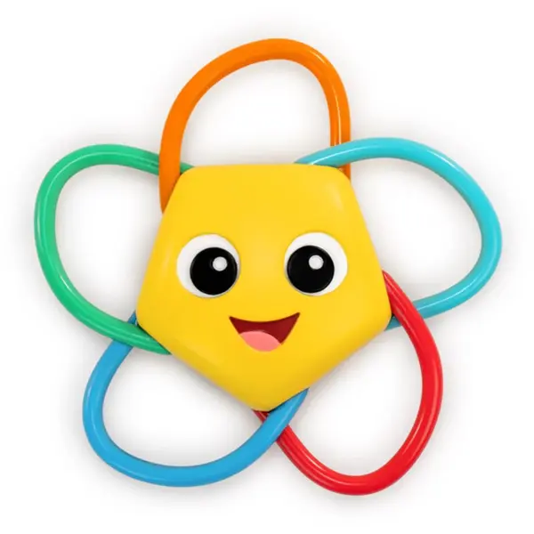 Baby Einstein Baby Einstein Soothing Star Teether & Rattle Toy grizalo z ropotuljico 0 m+ 1 kos