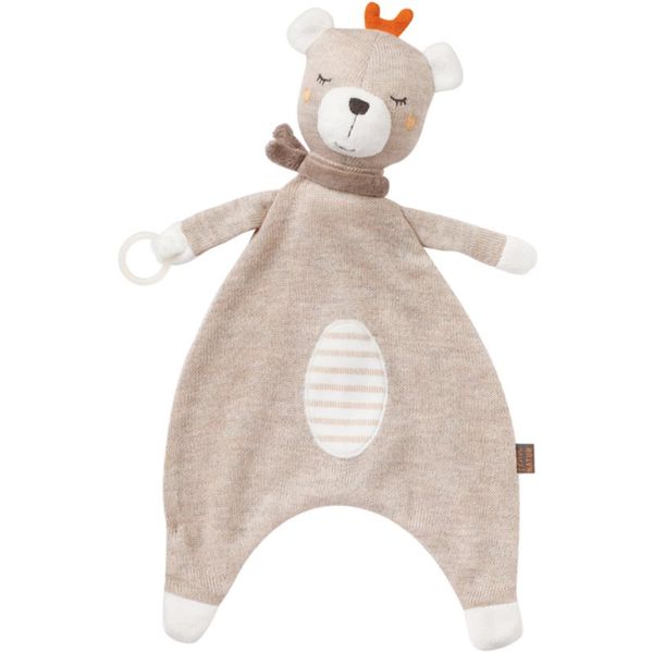 BABY FEHN BABY FEHN fehnNATUR Comforter Teddy ninica z zapiralom 1 kos