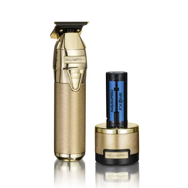 BaByliss PRO BaByliss PRO Fxone Skeleton FX799MBE profesionalni strojček za striženje las za natančno oblikovanje linije brade Gold 1 kos