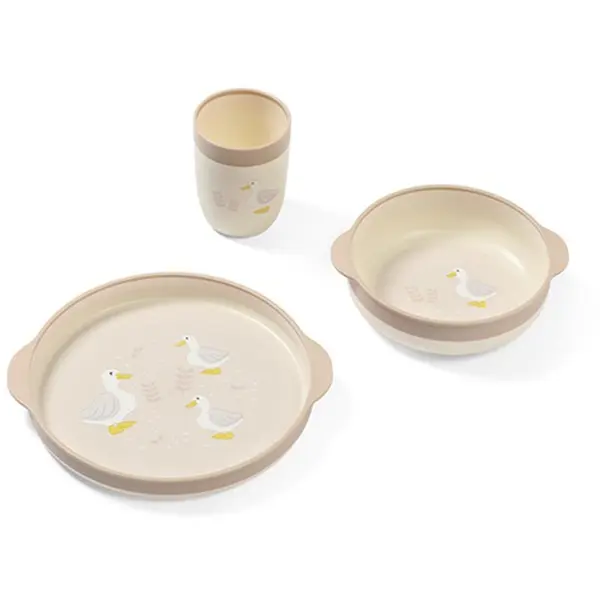 BabyOno BabyOno Be Active Feeding Set Farmer jedilni set 12m+ 3 kos