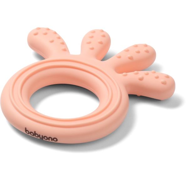 BabyOno BabyOno Be Active Silicone Teether Octopus grizalo Pink 1 kos