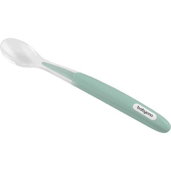 BabyOno BabyOno Be Active Soft Spoon žlička Mint 6 m+ 1 kos