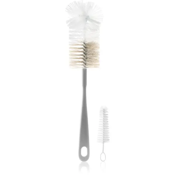 BabyOno BabyOno Bottle Brush Bottle Brush krtača set krtačk za čiščenje stekleničk in cucljev Grey 2 kos