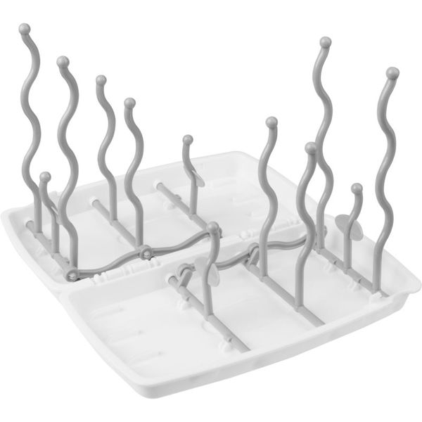 BabyOno BabyOno Bottle Drying Rack odcejalnik za steklenice I. Grey 1 kos