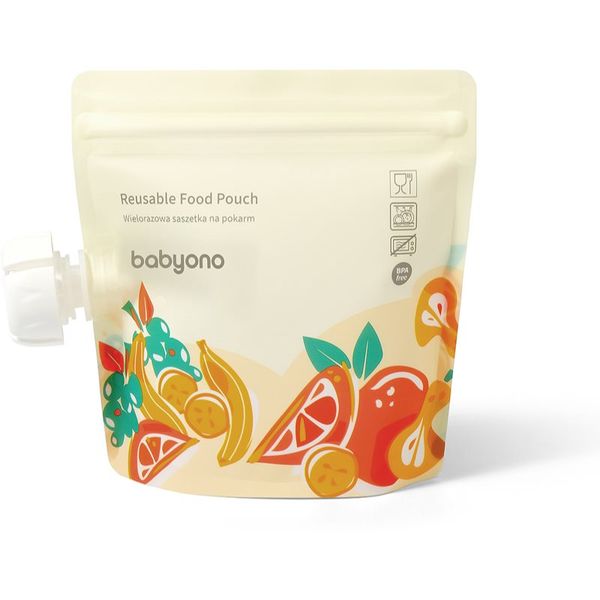 BabyOno BabyOno Get Ready Reusable Food Pouch vrečka za hrano 5x150 ml