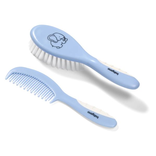 BabyOno BabyOno Hair Brush krtača za lase Blue 2 kos