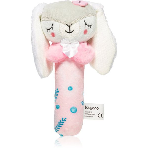 BabyOno BabyOno Have Fun Squeaky Toy Bunny Sunday piskajoča igrača Sunday 3 m+ 1 kos