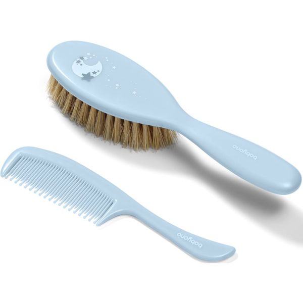 BabyOno BabyOno Take Care Hairbrush and Comb III set Blue(za otroke od rojstva)