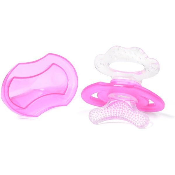 BabyOno BabyOno Teether grizalo 3m+ Pink 1 kos