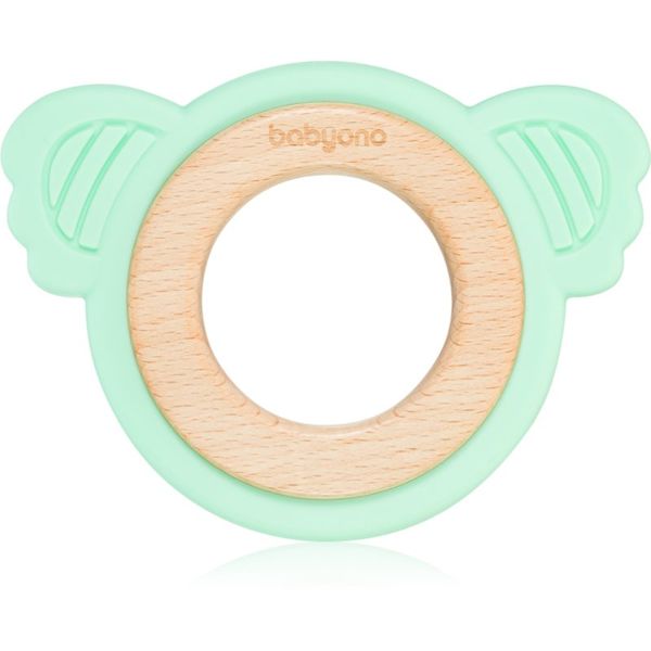 BabyOno BabyOno Wooden & Silicone Teether grizalo Koala 1 kos