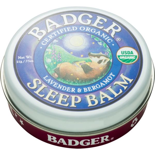 Badger Badger Sleep balzam za miren spanec 21 g