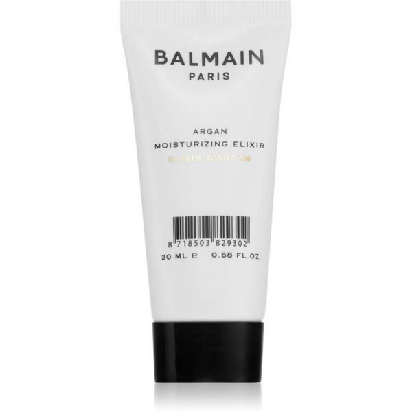 Balmain Hair Couture Balmain Hair Couture Argan oljast eliksir za sijoče in zglajene lase potovalno pakiranje 20 ml