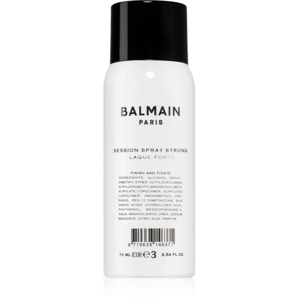 Balmain Hair Couture Balmain Hair Couture Session Spray lak za lase z ekstra močnim utrjevanjem potovalno pakiranje 75 ml