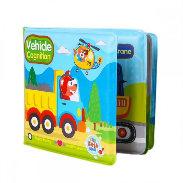 Bam-Bam Bam-Bam Bath Book knjiga za v vodo 6m+ Vehicle 1 kos